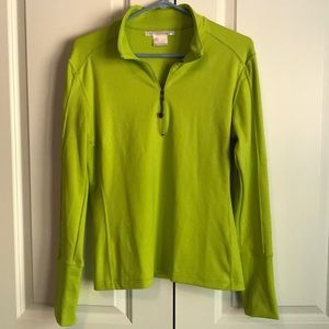 Bright green Nike Golf pullover